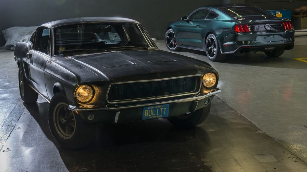 L'ex-Mustang de McQueen dans Bullitt, aux côté de le Bullitt 2019